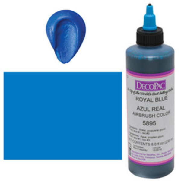 Colorant à airbrush Bleu Royal 8oz de Decopac