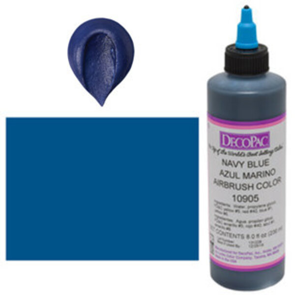 Colorant à airbrush Bleu Marin 8oz de Decopac