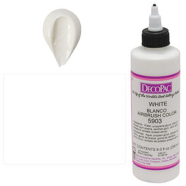 Colorant à airbrush Blanc 8oz de Decopac