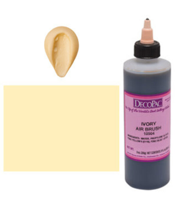 Vincent Sélection Colorant à airbrush Ivoire 8oz de Decopac