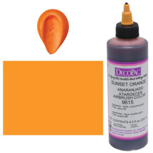 Vincent Sélection Decopac Orange Airbrush Color 8 oz