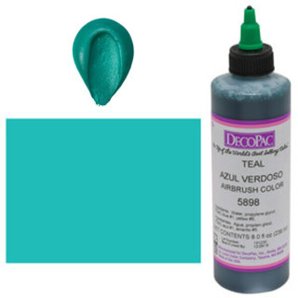 Decopac Teal Airbrush Color 8 oz