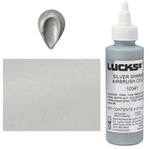 Vincent Sélection Colorant à airbrush Argent Perlé 4 oz de Decopac