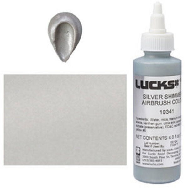 Colorant à airbrush Argent Perlé 4 oz de Decopac