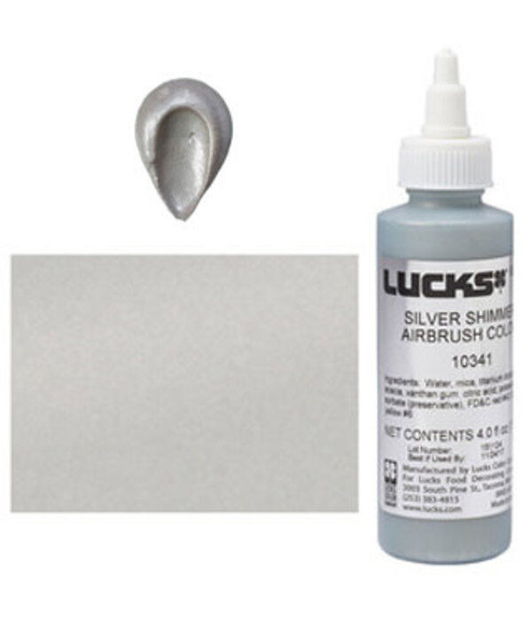 Vincent Sélection Colorant à airbrush Argent Perlé 4 oz de Decopac