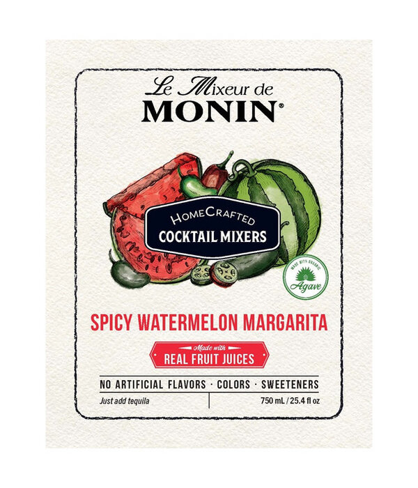 Monin Sirop Margarita au Melon d'Eau Épicé 750ml de Monin