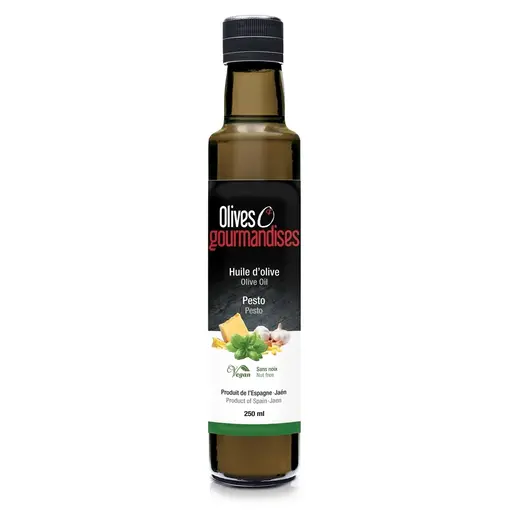 Olives et Gourmandises Huile d'olive au Pesto 100ml de Olives & Gourmandises