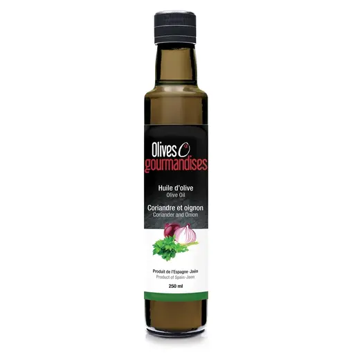 Olives et Gourmandises Huile d'olive Coriandre et Oignon 100ml de Olives & Gourmandises