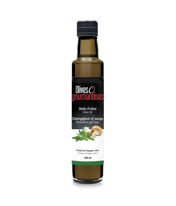 Olives et Gourmandises Olives & Gourmandises Mushroom & Sage Olive Oil, 100ml