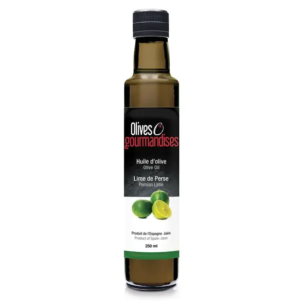 Huile d'olive à la lime de Perse 250ml de Olives & Gourmandises