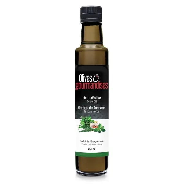 Huile d'olive Herbes de Toscane 250ml de Olives & Gourmandises