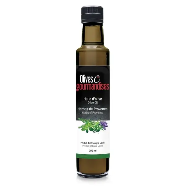 Huile d'olive Herbes de Provence 250ml de Olives & Gourmandises