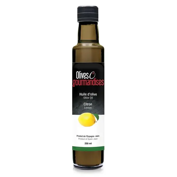 Huile d'olive au Citron 250ml de Olives & Gourmandises