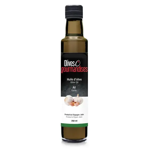 Olives et Gourmandises Huile d'olive à l'ail 250ml de Olives & Gourmandises