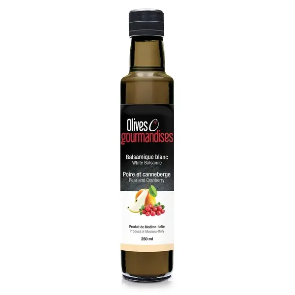 Olives & Gourmandises Pear & Cranberry White Balsamic 250ml