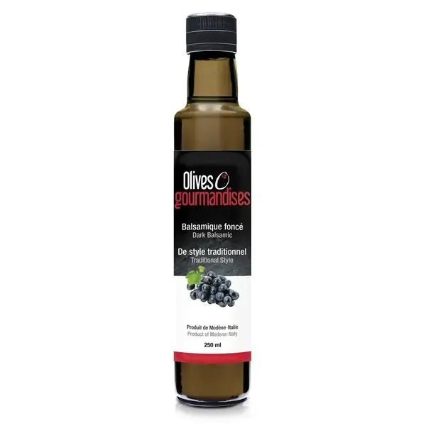 Olives & Gourmandises Dark Balsamic Traditional Style 250ml
