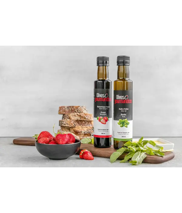 Olives et Gourmandises Balsamique foncé aux Fraises 250ml de Olives & Gourmandises