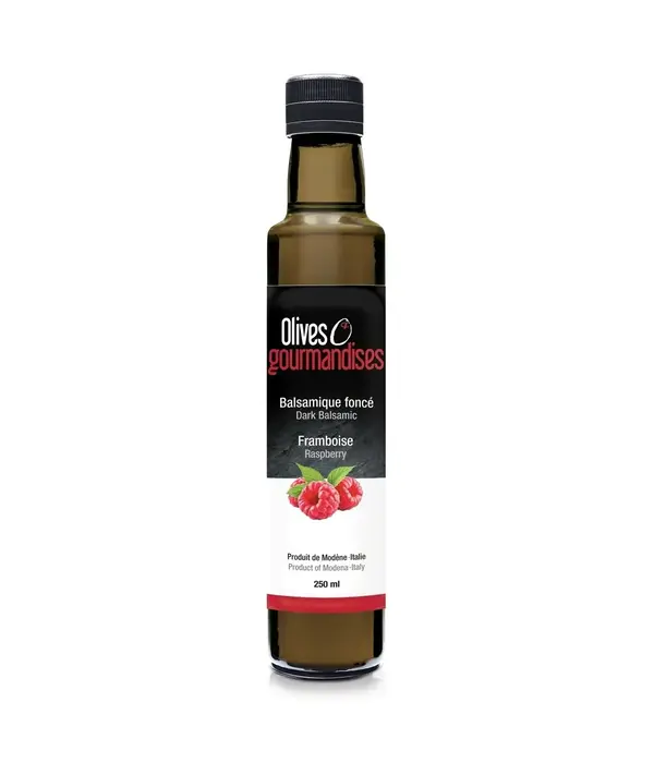 Olives et Gourmandises Balsamique foncé à la framboise 250ml de Olives & Gourmandises