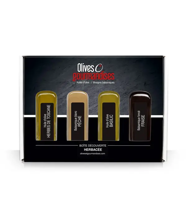 Olives et Gourmandises Olives & Gourmandises Herbaceous Discovery Box 4x60ml