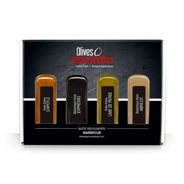 Olives & Gourmandises Discovery Box BBQ 4x60ml