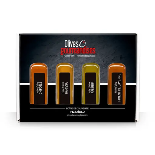 Olives & Gourmandises Discovery Box Pizzaïolo 4x60ml