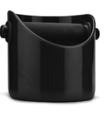 Coffee Grind Knock Box & Espresso Dump Bin, Black