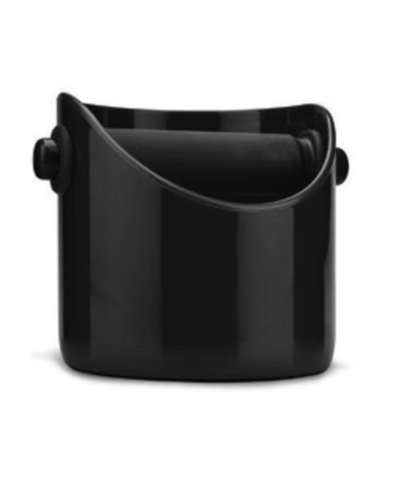 Coffee Grind Knock Box & Espresso Dump Bin, Black