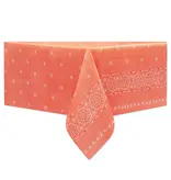 Nappe rectangulaire motif Mandala rose 52x70