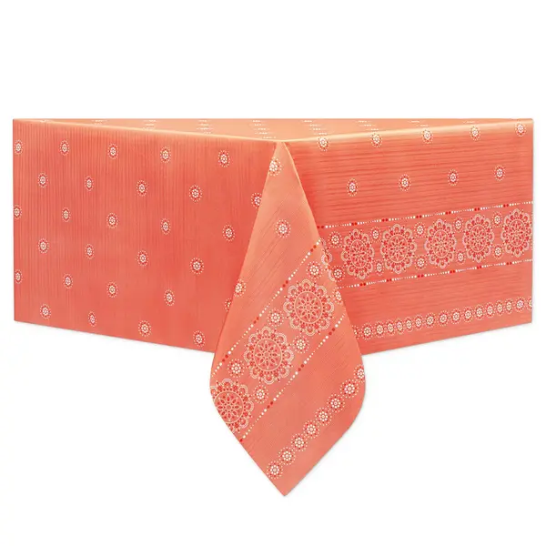 Pink Mandala Pattern Rectangular Tablecloth 52x70