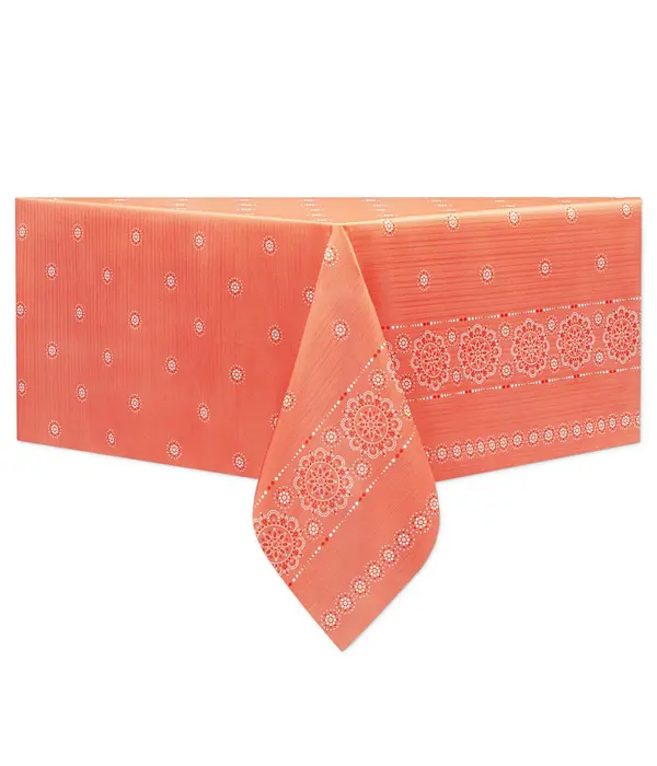 Pink Mandala Pattern Rectangular Tablecloth 52x70