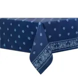 Rectangular Flannel Tablecloth "Blue Bandana" 52x70