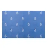 Napperon bleu "Bandana" 12x18