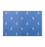 Napperon bleu "Bandana" 12x18