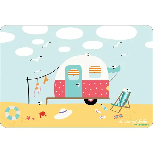 Placemat "The Camper" 12x18