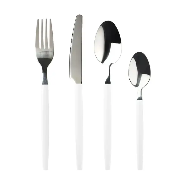 "Siena” Flatware Set White, 16 pieces