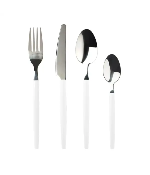 "Siena” Flatware Set White, 16 pieces