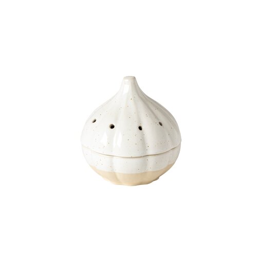 Casafina Pot à ail blanc deux tons "Fattoria" de Casafina