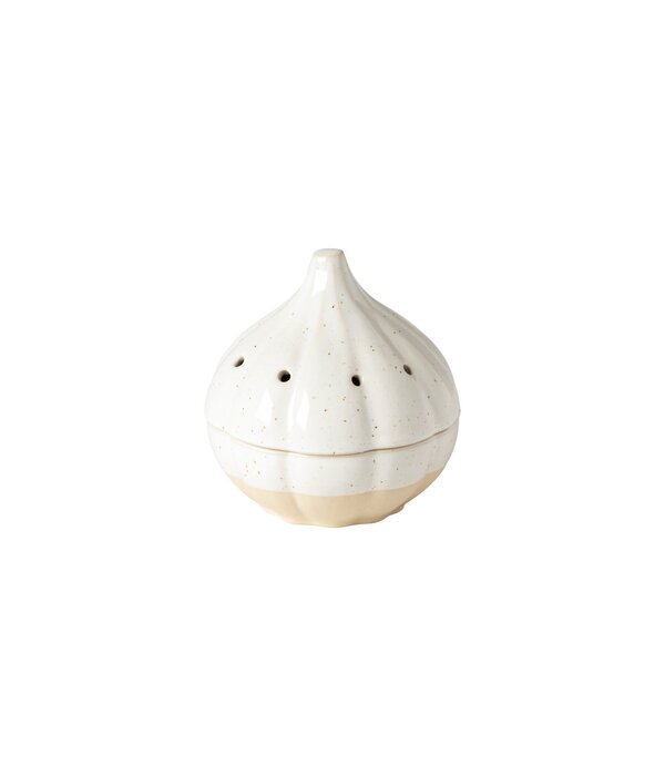 Casafina Pot à ail blanc deux tons "Fattoria" de Casafina