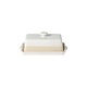 Casafina "Fattoria" White 2-tone Butter Dish