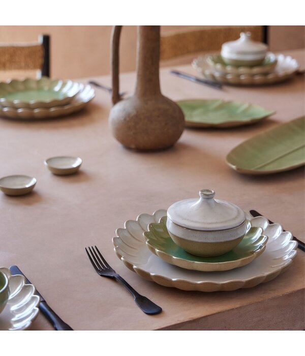 Costa Nova Costa Nova "Marrakesh" Dinner Plate 27cm, White Sand