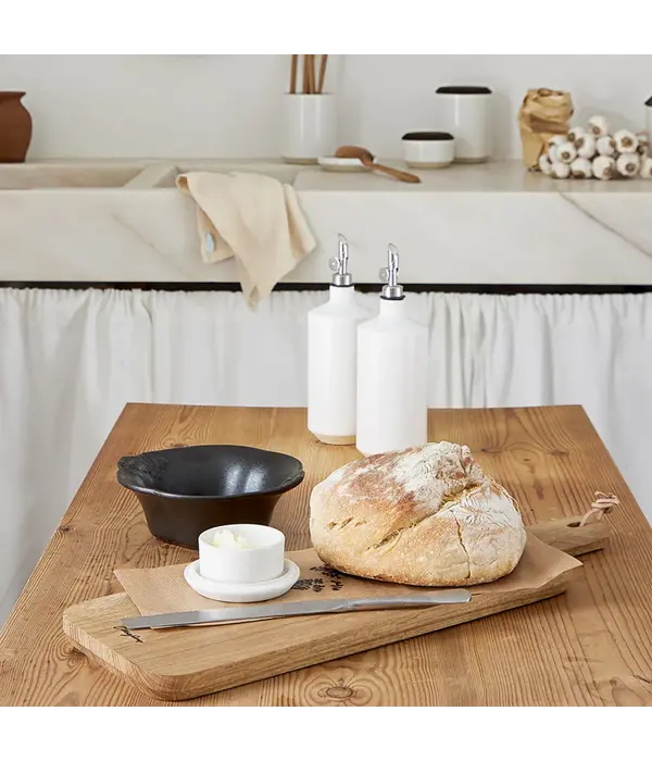 Casafina Casafina "Fattoria" White 2-tone Butter Keeper