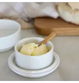 Casafina Casafina "Fattoria" White 2-tone Butter Keeper