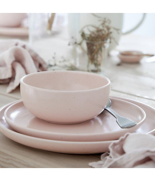 Casafina Assiette en grès "Pacifica" Rose, 27 cm de Casafina