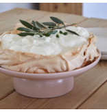 Casafina Assiette à pied en grès "Pacifica", Rose de Casafina