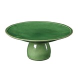 Casafina Assiette à pied en grès "Fontana", Vert de Casafina