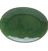 Casafina Assiette Ovale en Grès "Fontana" 40 cm, Vert de Casafina
