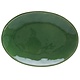 Assiette Ovale en Grès "Fontana" 40 cm, Vert de Casafina