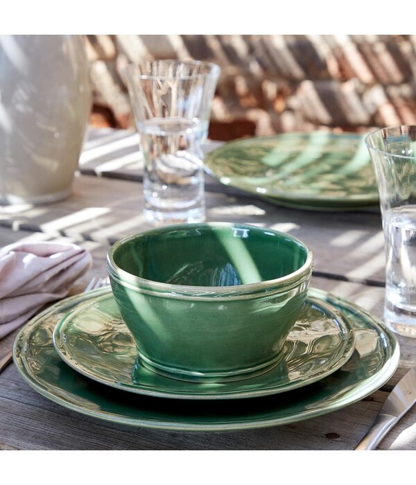 Casafina Bol en grès vert "Fontana", 15cm de Casafina