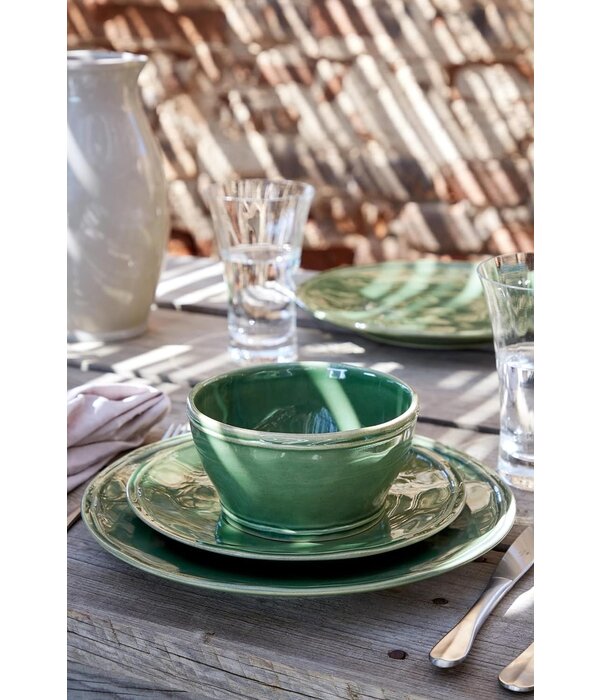 Casafina Casafina "Fontana" Stoneware Salad Plate 23cm, Green