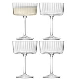 Verres à champagne "Gio" Ripple 230 ml, ens/4 de LSA